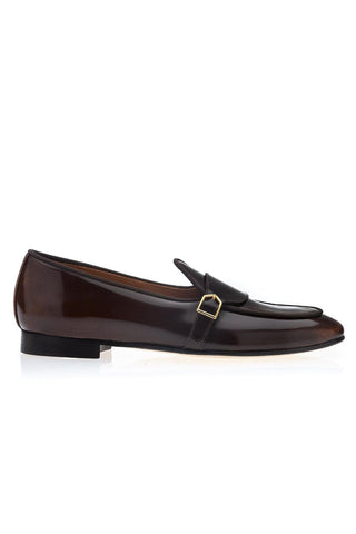 SUPERGLAMOUROUS Tangerine 15.1 Polished Leather Belgian Loafers (SPGM1317)