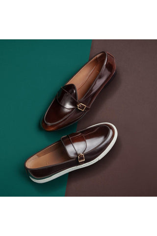SUPERGLAMOUROUS Tangerine 15.1 Polished Leather Belgian Loafers (SPGM1317)