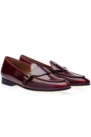 SUPERGLAMOUROUS Tangerine 15.1 Polished Leather Belgian Loafers (SPGM1317)