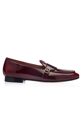 SUPERGLAMOUROUS Tangerine 15.1 Polished Leather Belgian Loafers (SPGM1317)