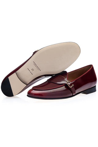 SUPERGLAMOUROUS Tangerine 15.1 Polished Leather Belgian Loafers (SPGM1317)