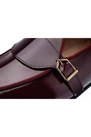 SUPERGLAMOUROUS Tangerine 15.1 Polished Leather Belgian Loafers (SPGM1317)