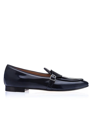 SUPERGLAMOUROUS Tangerine 15.1 Polished Leather Belgian Loafers (SPGM1317)