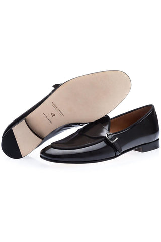 SUPERGLAMOUROUS Tangerine 15.1 Polished Leather Belgian Loafers (SPGM1317)