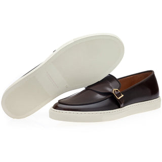 SUPERGLAMOUROUS Tangerine 15.1 Polished Leather Skate Sneakers (SPGM1333)-AmbrogioShoes