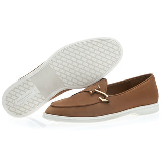 SUPERGLAMOUROUS Tangerine 16 Airwalk Nubuck Leather Single-Monk Slip-on Sneaker (SPGM1364)-AmbrogioShoes