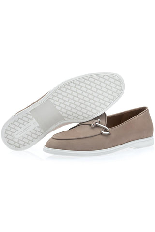 SUPERGLAMOUROUS Tangerine 16 Airwalk Nubuck Leather Single-Monk Slip-on Sneaker (SPGM1364)