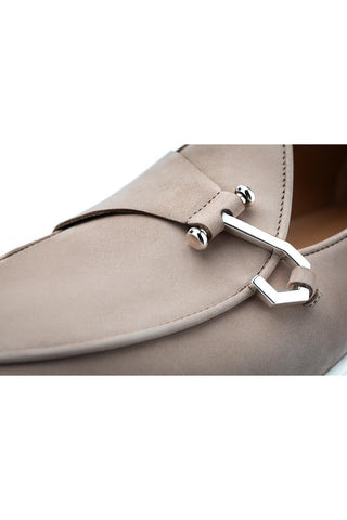 SUPERGLAMOUROUS Tangerine 16 Airwalk Nubuck Leather Single-Monk Slip-on Sneaker (SPGM1364)