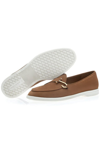 SUPERGLAMOUROUS Tangerine 16 Airwalk Nubuck Leather Single-Monk Slip-on Sneaker (SPGM1364)
