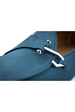 SUPERGLAMOUROUS Tangerine 16 Airwalk Nubuck Leather Single-Monk Slip-on Sneaker (SPGM1364)