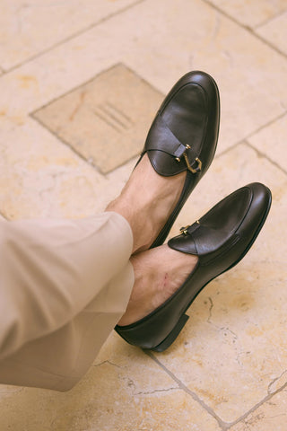 SUPERGLAMOUROUS Tangerine 16 Guanto Leather Single-Monk Loafer (SPGM1363)-AmbrogioShoes