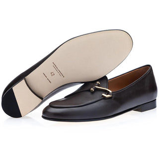 SUPERGLAMOUROUS Tangerine 16 Guanto Leather Single-Monk Loafer (SPGM1363)-AmbrogioShoes