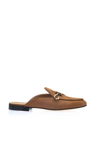 SUPERGLAMOUROUS Tangerine 16 Nubuck Mule-AmbrogioShoes