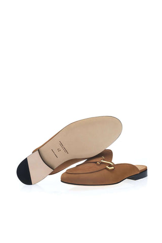 SUPERGLAMOUROUS Tangerine 16 Nubuck Mule-AmbrogioShoes