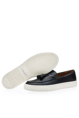 SUPERGLAMOUROUS Tangerine 2 Deer-Skin Slip-On Tassel Skate Sneaker (SPGM1367)-AmbrogioShoes