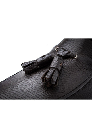 SUPERGLAMOUROUS Tangerine 2 Deer-Skin Slip-On Tassel Skate Sneaker (SPGM1367)-AmbrogioShoes