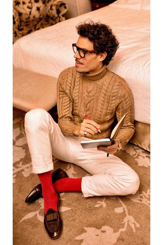 SUPERGLAMOUROUS Tangerine 3 Suede / Leather Belgian Loafer