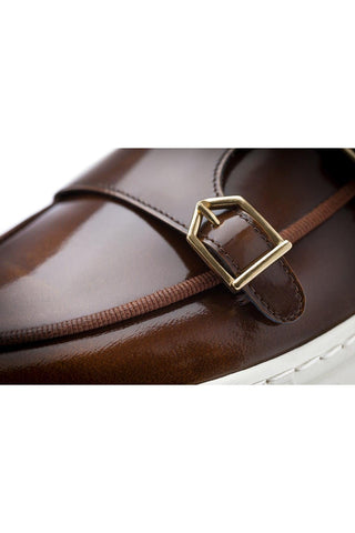 SUPERGLAMOUROUS Tangerine 7 Calf-Skin Leather Double-Monk Skate Sneaker (SPGMS1359)-AmbrogioShoes