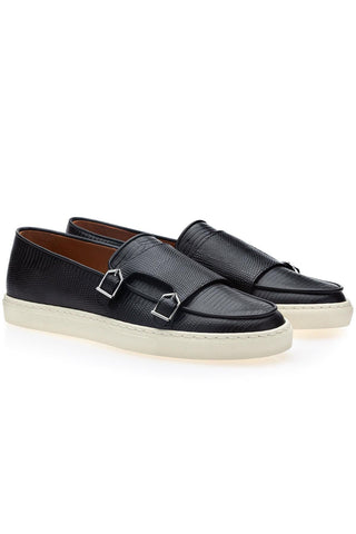 SUPERGLAMOUROUS Tangerine 7 Lizard Embossed Slip-On Sneaker (SPGM1339)