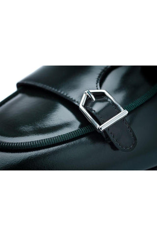 SUPERGLAMOUROUS Tangerine 7 Polished Calf-Skin Leather Double Monk-Strap Belgian Loafers (SPGM1047)-AmbrogioShoes