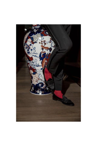 SUPERGLAMOUROUS Tangerine 7 Satin / Patent Belgian Loafers-AmbrogioShoes