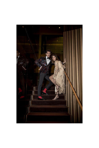 SUPERGLAMOUROUS Tangerine 7 Satin / Patent Belgian Loafers-AmbrogioShoes