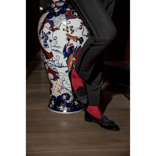 SUPERGLAMOUROUS Tangerine 7 Satin / Patent Leather Monk-Straps Belgian Formal Loafers (SPGM1023)-AmbrogioShoes