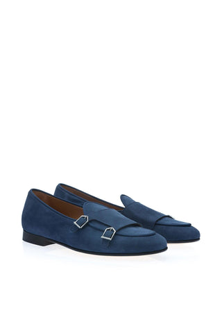 SUPERGLAMOUROUS Tangerine 7 Suede Double Monk-Strap