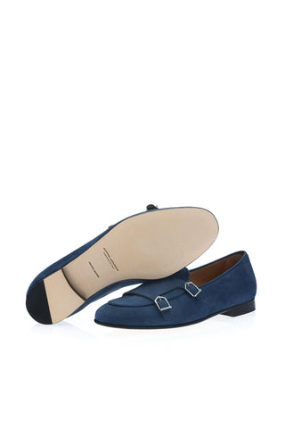 SUPERGLAMOUROUS Tangerine 7 Suede Double Monk-Strap