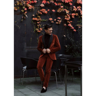 SUPERGLAMOUROUS Tangerine 7 Velour Black Velvet Monk-Straps Belgian Loafers (SPGMS1022)-AmbrogioShoes