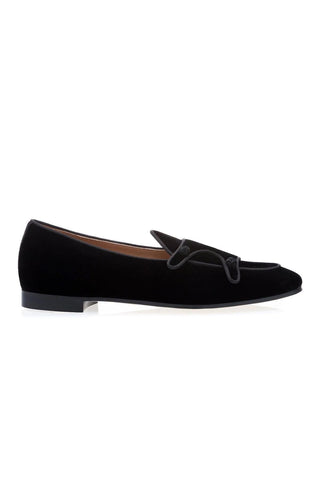 SUPERGLAMOUROUS Tangerine 7 Velvet Belgian Loafer