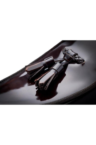 SUPERGLAMOUROUS Tangerine 8 Brushed Polished Calf-Skin Leather Belgian Tassel Loafers (SPGM1152)-AmbrogioShoes