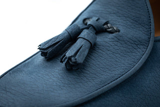 SUPERGLAMOUROUS Tangerine 8-T Oregon Men's Shoes Grainy Nubuck Leather Belgian Tassel Loafer (SPGM1373)-AmbrogioShoes