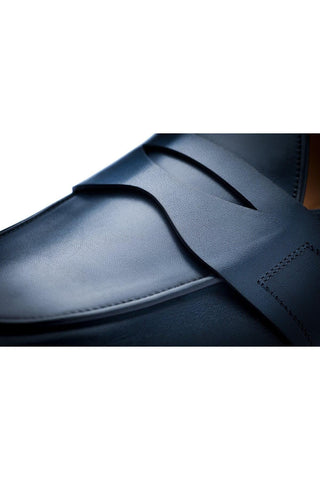 SUPERGLAMOUROUS Tangerine 9 Toledo Leather Penny Loafer
