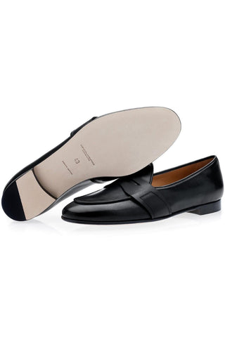 SUPERGLAMOUROUS Tangerine 9 Toledo Leather Penny Loafer