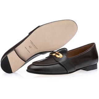 SUPERGLAMOUROUS Tangerine 9.2 Nappa Leather Slip-On Belgian Loafer (SPGM1370)-AmbrogioShoes