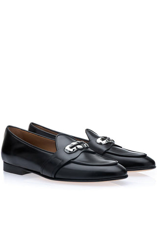 SUPERGLAMOUROUS Tangerine 9.2 Nappa Leather Slip-On Belgian Loafer (SPGM1370)-AmbrogioShoes