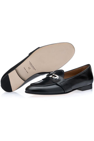 SUPERGLAMOUROUS Tangerine 9.2 Nappa Leather Slip-On Belgian Loafer (SPGM1370)-AmbrogioShoes