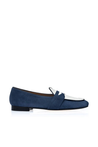 SUPERGLAMOUROUS Tangerine 9.3 Suede Penny Loafer