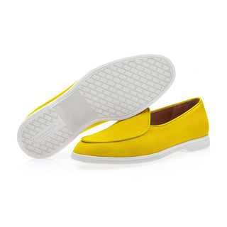 SUPERGLAMOUROUS Tangerine Suede Airwalk Sneaker (SPGM1351)-AmbrogioShoes