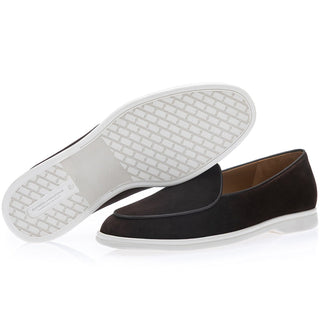 SUPERGLAMOUROUS Tangerine Suede Airwalk Sneaker (SPGM1351)-AmbrogioShoes