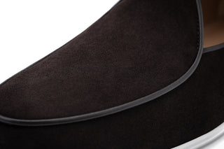 SUPERGLAMOUROUS Tangerine Suede Airwalk Sneaker (SPGM1351)-AmbrogioShoes