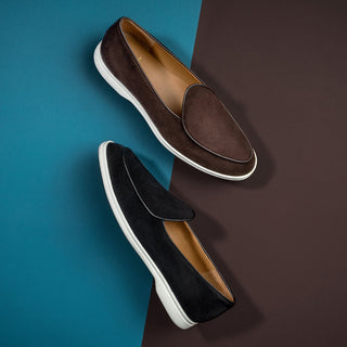 SUPERGLAMOUROUS Tangerine Suede Airwalk Sneaker (SPGM1351)-AmbrogioShoes