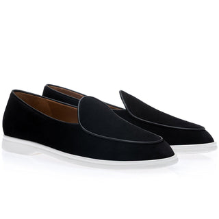 SUPERGLAMOUROUS Tangerine Suede Airwalk Sneaker (SPGM1351)-AmbrogioShoes