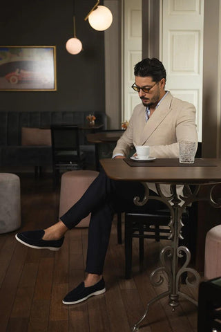 SUPERGLAMOUROUS Tangerine Suede Airwalk Sneaker (SPGM1351)-AmbrogioShoes