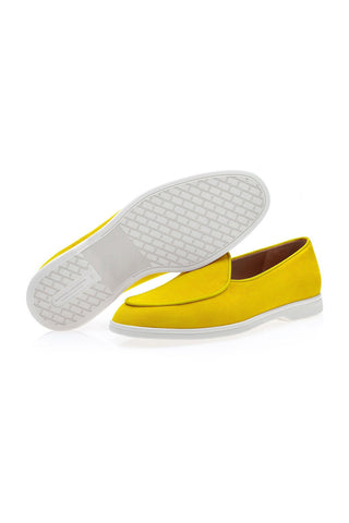 SUPERGLAMOUROUS Tangerine Suede Airwalk Sneaker (SPGM1351)