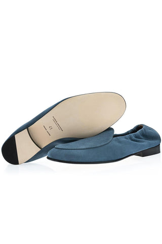 SUPERGLAMOUROUS Tangerine Unlined Suede Slip-On Loafer