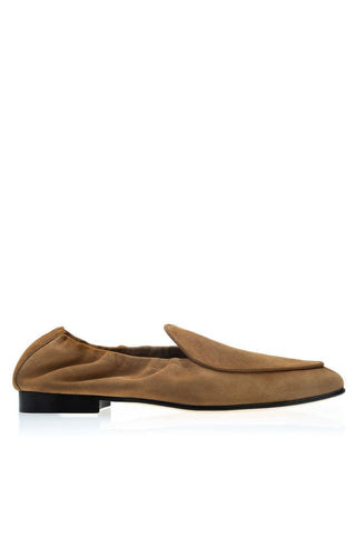 SUPERGLAMOUROUS Tangerine Unlined Suede Slip-On Loafer