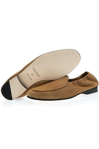 SUPERGLAMOUROUS Tangerine Unlined Suede Slip-On Loafer