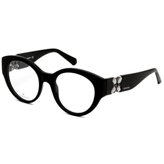 SWAROVSKI SK5227 Eyeglasses Shiny Black / Clear Lens-AmbrogioShoes